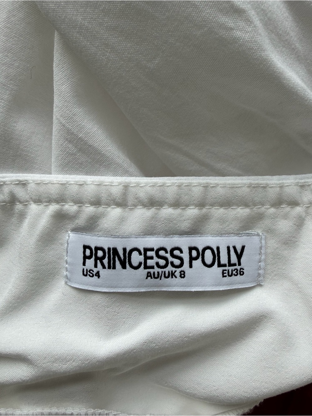 Princess Polly White Button-Front Bustier Tank Top - Picture 3 of 3